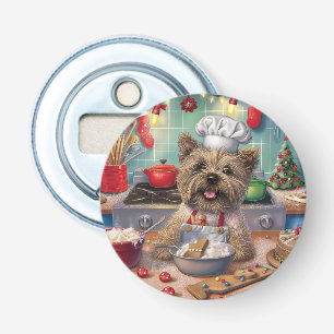 Abrebotellas Repostería navideña del Cairn Terrier: Navidades f