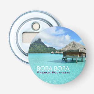 Abrebotellas Resort sobre el agua en Bora Bora con texto