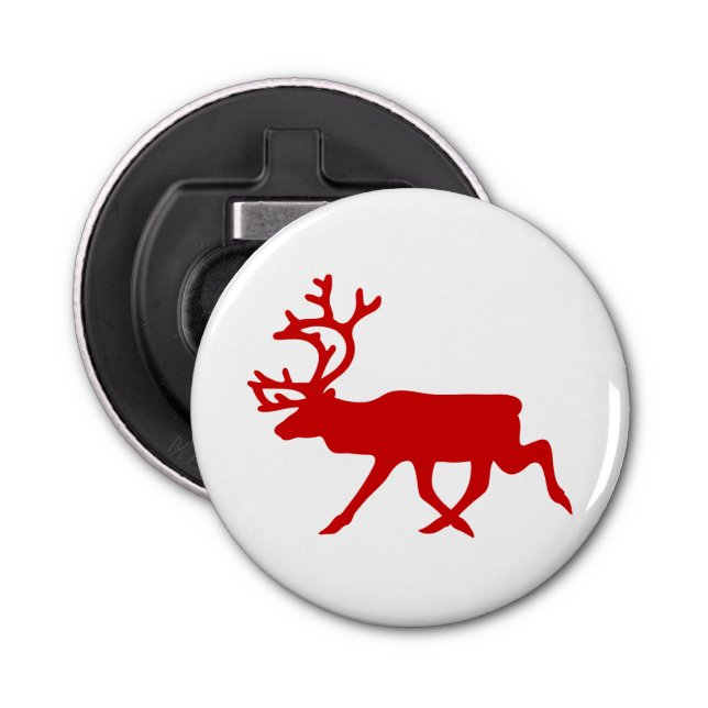 Abrebotellas Resto Rojo / Silhouette Caribou (Anverso)