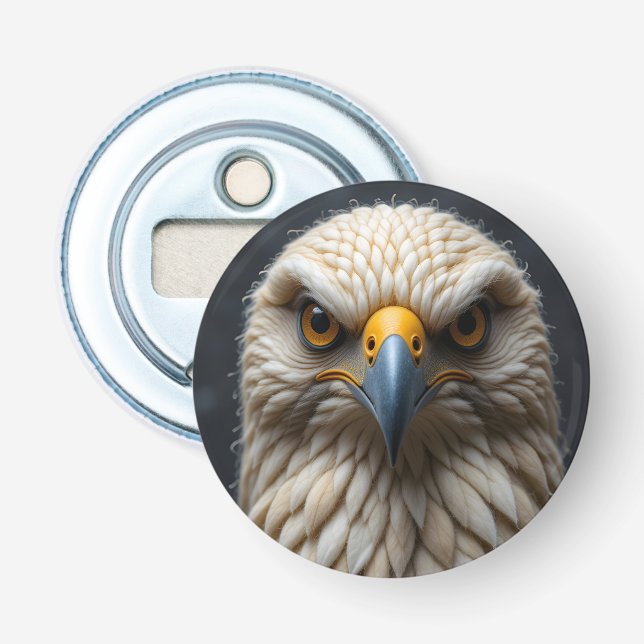 Abrebotellas Retrato De Pájaro Sentido (Anverso)