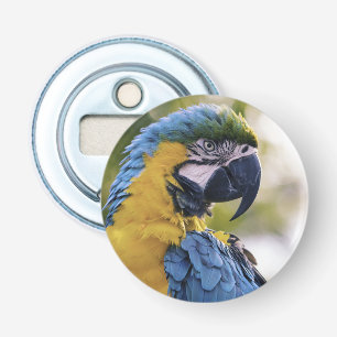 Abrebotellas Retrato de perfil de loro de Macaw