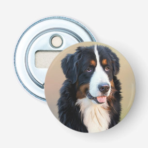 Abrebotellas Retrato de perro de montaña de Bernese