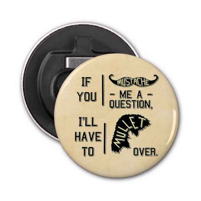 Abrebotellas Retruécano divertido del chiste del salmonete de (Anverso)