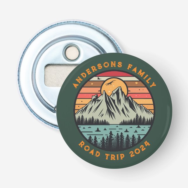 Abrebotellas Reunión de vacaciones de viaje de familia personal (Anverso)