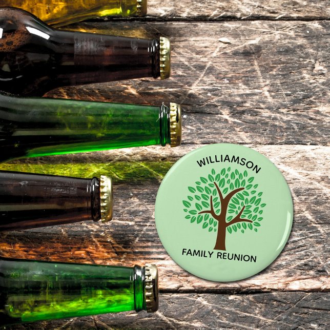 Abrebotellas Reunión familiar Personalizado de árbol verde lind (Subido por el creador)