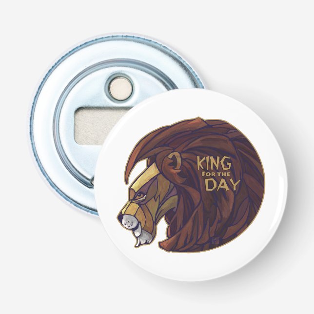 Abrebotellas Rey por el día (Anverso)