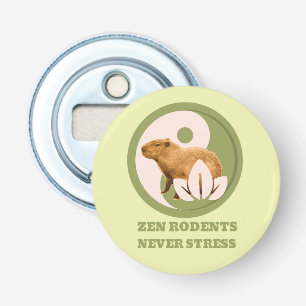 Abrebotellas Roedores Zen Nunca Estrés Humor de Capybara