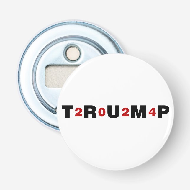 Abrebotellas Rojo de Trump 2024 (Anverso)