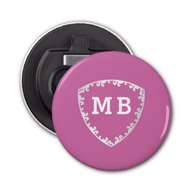 Abrebotellas Romantic Custom initials monogram anniversary  (Anverso)