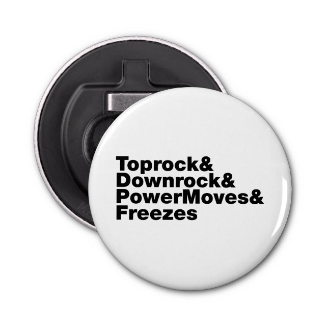 Abrebotellas Rompiendo movimientos (breakdance) (Anverso)