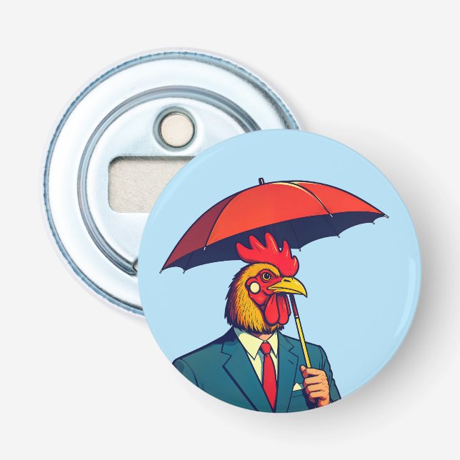 Abrebotellas Rooster man (Anverso)