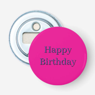 Abrebotellas Rosa - Feliz Cumpleaños
