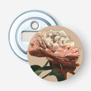 Abrebotellas Rosa rojo de rubíes con los acentos blancos