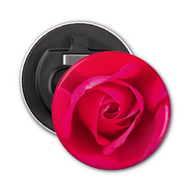 Abrebotellas Rosa rosa rojo romántico v2 (Anverso)