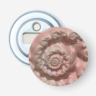Abrebotellas Rosa y Blanco Fractal 3D ~