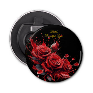 Abrebotellas Rosas en flor - Cumpleaños elegante