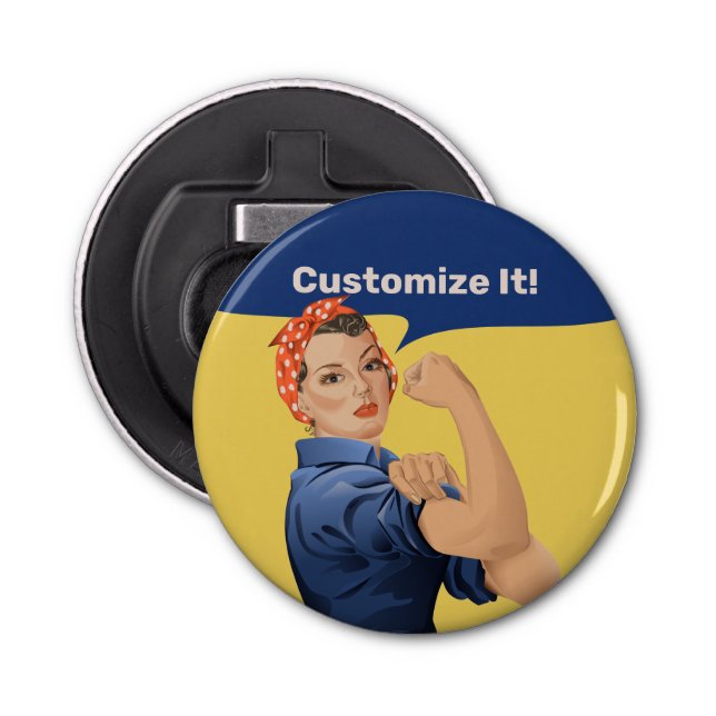 Abrebotellas Rosie the Riveter (Anverso)