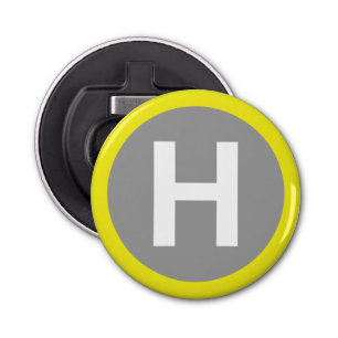 Abrebotellas Rótulo Helipad