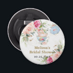 Abrebotellas Rubor Floral Tea Fiesta Bridal Baby Shower Cumplea<br><div class="desc">c) El estudio Happy Cat Studio</div>