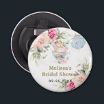 Abrebotellas Rubor Floral Tea Fiesta Bridal Baby Shower Cumplea<br><div class="desc">c) El estudio Happy Cat Studio</div>