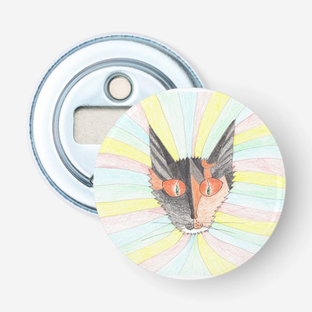 Abrebotellas Ruby The Kitten abre la botella (Anverso)