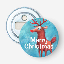 Abrebotellas Rudolph el reno de nariz roja