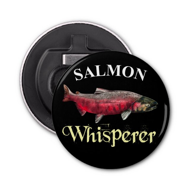 Abrebotellas Salmon Whisperer Dark (Anverso)