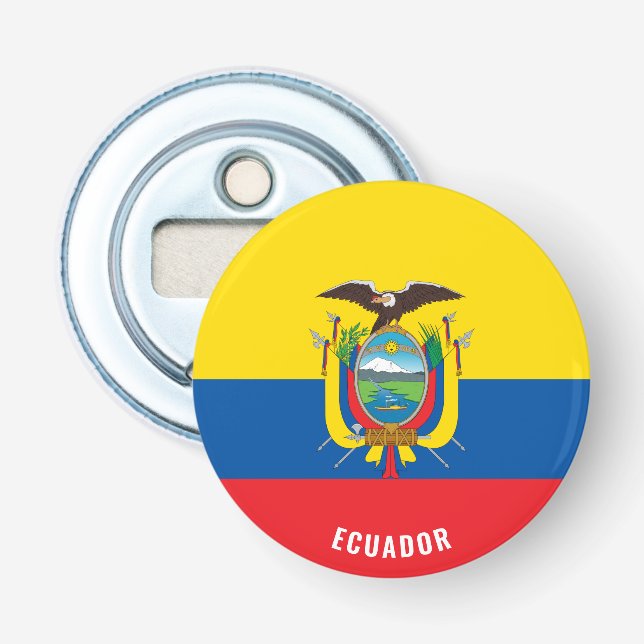 Abrebotellas ¡Salud a Ecuador! Splendid Patriótico (Anverso)