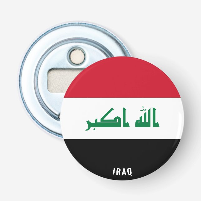 Abrebotellas ¡Salud a Iraq! Splendid Patriótico (Anverso)