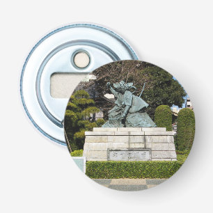 Abrebotellas Samurai Kamakura Gongoro Kagemasa Kabuki Estatua