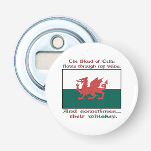 Abrebotellas Sangre galesa de celtas fluye venas a veces Whiske