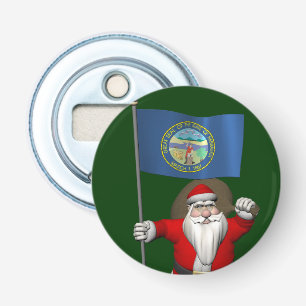 Abrebotellas Santa Claus Con El Encargado De Nebraska
