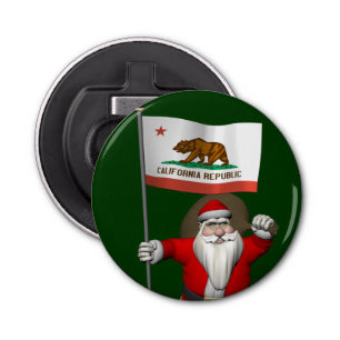 Abrebotellas Santa Claus Con El Fin De California