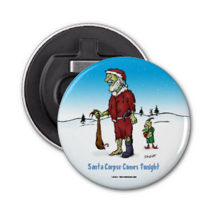 Abrebotellas Santa Corpse Funny Zombie Personalizado