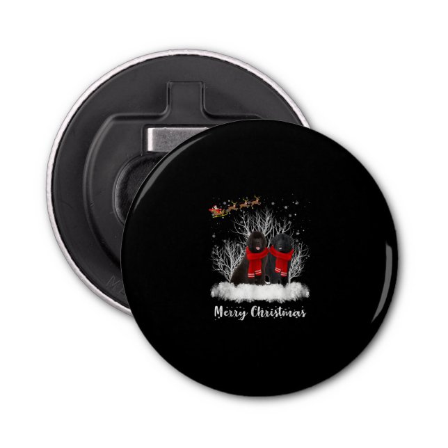 Abrebotellas Santa Terranova Pareja Feliz Regalo de Perro de Na (Anverso)