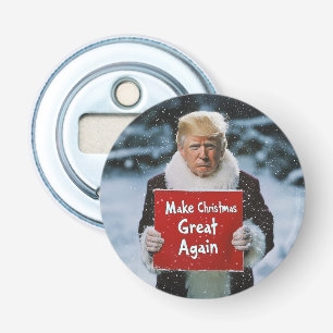 Abrebotellas Santa Trump: "Haz grandes a los Navidades de nuevo