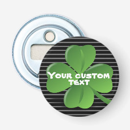 Abrebotellas Santo adaptable Patricks del trébol verde negro