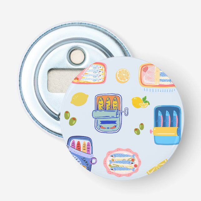 Abrebotellas Sardinas y Limones (Anverso)