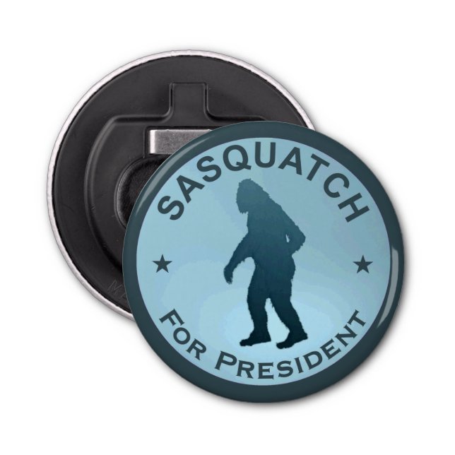 Abrebotellas Sasquatch Para Presidente (Anverso)