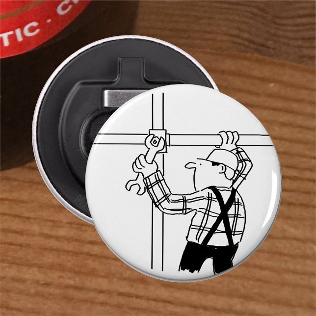 Abrebotellas Scaffolder con Scaffolding. Trabajador de construc (Subido por el creador)