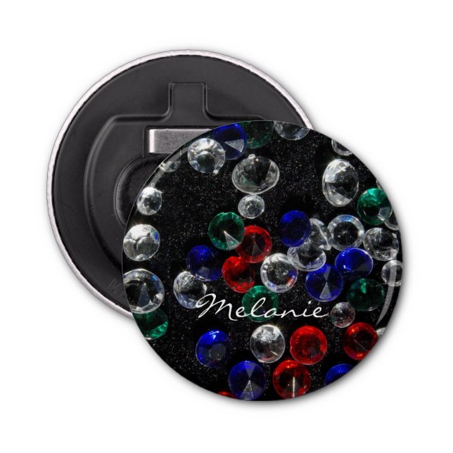 Abrebotellas Scattered Jewels and Gemstones Personalised (Anverso)
