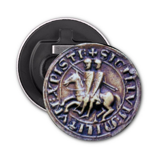 ABREBOTELLAS SELLO DE LA PLANTILLA DE LOS CABALLOS (Anverso)