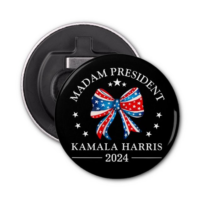 Abrebotellas Señora Presidenta Kamala Harris (Anverso)