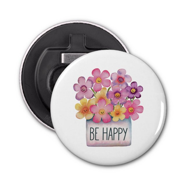 Abrebotellas Ser feliz (Anverso)