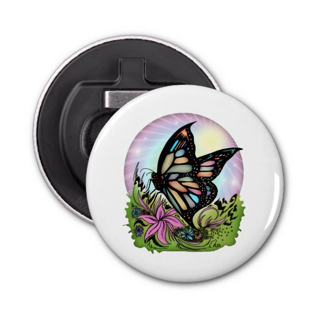 Abrebotellas Serenidad de las mariposas (Anverso)