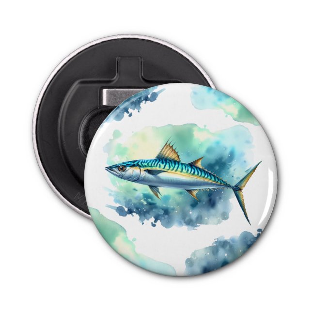 Abrebotellas Serie acuarela: Mackerel (Anverso)