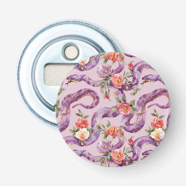 Abrebotellas Serpientes Purpúreas Flores Rojas de Crema