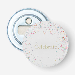 Abrebotellas Servilletas de cumpleaños con sprinkles de arcoíri