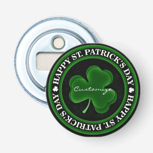 Abrebotellas Shamrock verde/negro St Patrick's Day Thunder_Cove