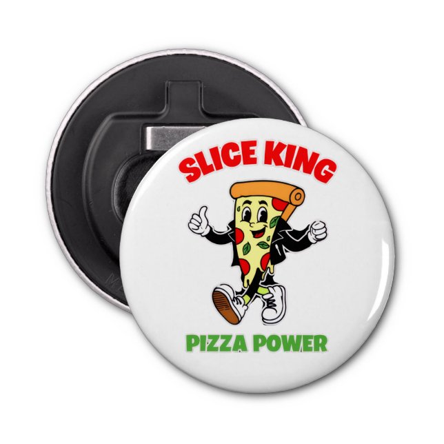ABREBOTELLAS SICE KING, PIZZA POWER (Anverso)